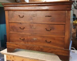 Before Restoration: Louis-Philippe Chest