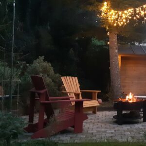 Fauteuil Adirondack en bois massif